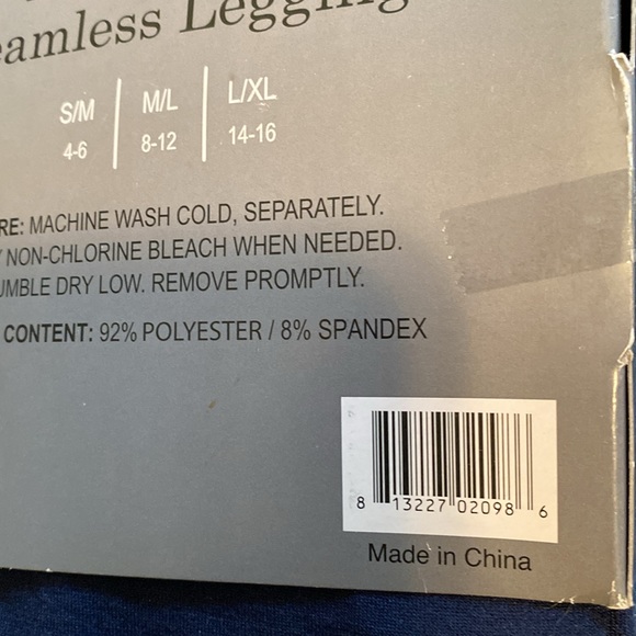 Fleece lined Navy tights - Picture 5 of 5